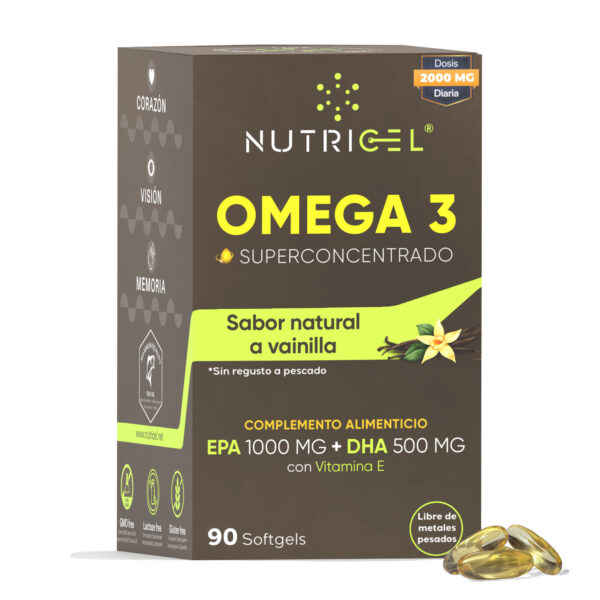 Omega 3 Superconcentrado - EPA 1000 + DHA 500 - Blister (90 cap)